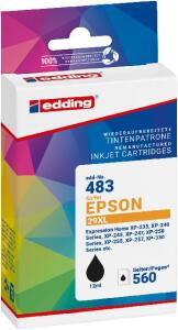 Tintenpatrone EDD-483 ersetzt Epson T29XL (T2991)