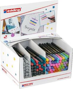 Glitzer Pinselstift Display 1340 124-teilig Xmas
