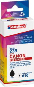 Tintenpatrone EDD-239 ersetzt Canon PGI-520BK