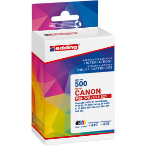 Tintenpatrone EDD-500 ersetzt Canon PGI-520+CLI-521 MP