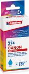 Tintenpatrone EDD-274 ersetzt Canon CLI-526C