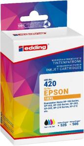 Tintenpatrone EDD-420 ersetzt Epson T18XL Multipack 4