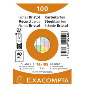 Karteikarten A7 Kari ert 100St/Pkg st
