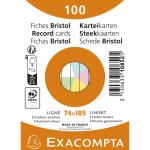 Karteikarten A7 Lini ert 100St/Pkg st