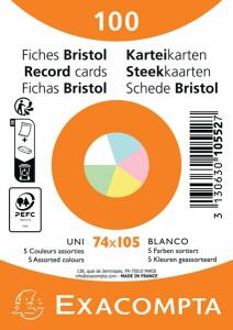 Karteikarten A7 Blanko 100St/Pkg st