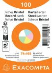 Karteikarten A7 Blanko 100St/Pkg st