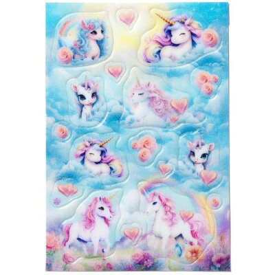 Herma Sticker MAGIC Tiere Happy Unicorns 1 Bl