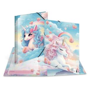 Herma Sammelmappe Eckspanner Karton A4 Happy Unicorns