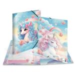Herma Sammelmappe Eckspanner Karton A4 Happy Unicorns