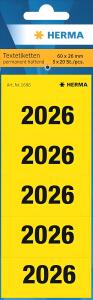 HERMA Jahresschild 60 x 26 mm (B x H) 2026 gelb 100 St./Pack.