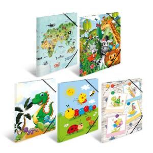 Herma Sammelmappe Eckspanner Karton A3 Kindergarten 10er-Sortierung