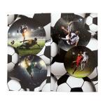 Herma Stifteköcher aus stabilem Karton B/T/H 8 x 8 x 13 cm Fussball