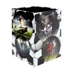 Herma Papierkorb aus stabilem Karton 15 Liter B/T/H 22 x 22 x 31,5 cm Fussball