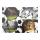 Herma Papierkorb aus stabilem Karton 15 Liter B/T/H 22 x 22 x 31,5 cm Fussball