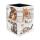 Herma Papierkorb aus stabilem Karton 15 Liter B/T/H 22 x 22 x 31,5 cm Katzen