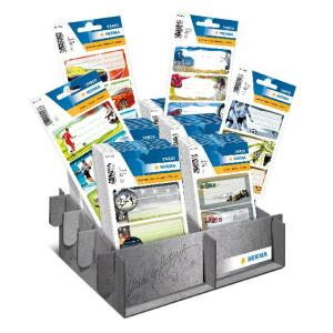 Herma Schuletiketten Display Mix 60 Pack Sport