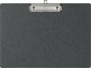Klemmbrett A4 quer Hartpappe schwarz