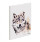 Notizbuch A5 Wolf 128S dotted lines