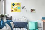 SIGEL B1108 Glas-Magnettafel Be!Board - 45 x 45 x 0,90 cm - sonnengelb