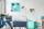 SIGEL B1103 Glas-Magnettafel Be!Board - 45 x 45 x 0,90 cm - blau