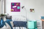 SIGEL B1104 Glas-Magnettafel Be!Board - 45 x 45 x 0,90 cm - beere