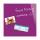 SIGEL B1104 Glas-Magnettafel Be!Board - 45 x 45 x 0,90 cm - beere