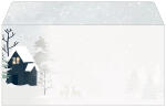 Sigel Weihnachtsumschlag DIN lang 90g 25St Cozy Christmas Watercolor