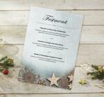 SIGEL DP430 Weihnachts-Motiv-Papier - Weihnachtssterne - blau/kupfer - 90 g/m² - A4 - 100 Blatt