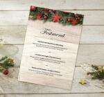 SIGEL DP442 Weihnachts-Motiv-Papier - Weihnachtssterne - beige/rot/grün - 90 g/m² - A4 - 100 Blatt