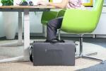 SIGEL BA413 Desk Sharing Bag L - Polyethylen (RPET) recycelt - dunkelgrau - 50 x 28 x 15 cm