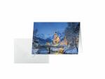 SIGEL DS097 Weihnachts-Karten - Winterlandschaft - blau - A6 - 25 Karten + Umschläge - inkl. Umschläge