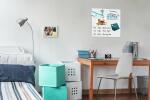 SIGEL B1100 Glas-Magnettafel Be!Board - 45 x 45 x 0,90 cm - weiß
