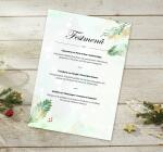 SIGEL DP481 Weihnachts-Motiv-Papier - Tannenzweige - blau/grün/gold - 90 g/m² - A4 - 100 Blatt