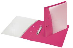 Ringordner DIAMOND A4 pink neu 2-D-Ring-Mechanik 20 mm