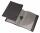 Registermappe A4 schw. Office Nylon, Innenteil 6tlg rauch