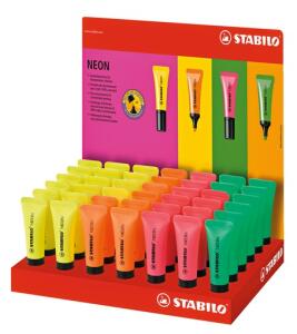 Textmarker NEON Display 42 ST/4 Farben