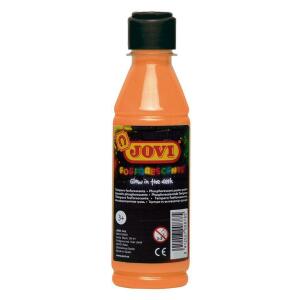 Flüssige Plakatfarbe phosphorescent 250ml Flasche, orange