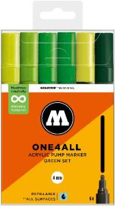 Acrylmarker One4All 227HS Green Set