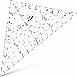 TZ-Dreieck 16 cm ohne Facette transparent, extrem biegsam