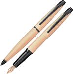 Kugelschreiber+Füller ATX Gebürstetes Rosegold, Geschenkset
