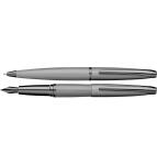 Kugelschreiber+Füller ATX Gebürstetes Titangrau, Geschenkset