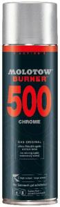 Sprühdose BURNER chrome 500ml, hochglänzend, Farbe: Chrom