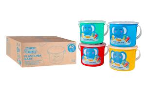 PLASTILINA BABY Knetmasse 40er Schachtel, farblich sortiert