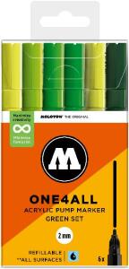 Acrylmarker One4All 127HS Green Set