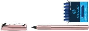 Set Tintenroller Ceod Shiny powder pink/Tintenpatronen blau