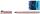 Set Tintenroller Ceod Shiny powder pink/Tintenpatronen blau