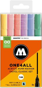 Acrylmarker One4All 127HS Pastel Classic Set