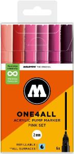 Acrylmarker One4All 127HS Pink Set