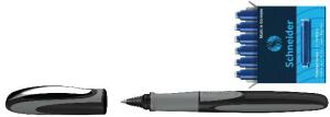 Set Tintenroller Ray Onyx/ Tintenpatronen blau