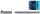 Set Tintenroller Ceod Shiny graphite/Tintenpatronen blau